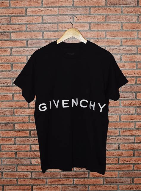 givenchy black oversized vintage t shirt|givenchy t shirt prices.